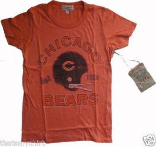 New Authentic Junk Food Ladies Vintage NFL Chicago Bears T Shirt Size 