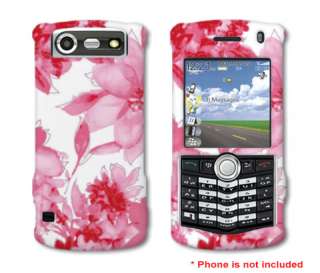 Pink Flower Case Blackberry Pearl 8110 8120 Cover  