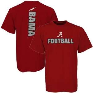  Alabama Crimson Tide Crimson Football T shirt Sports 