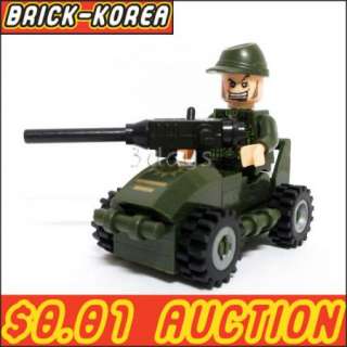   Block Building Toys Minifigures 830 Army Series set   Small Chariot