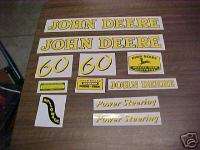 Decal Set for John Deere A R 40  830 Tractor  