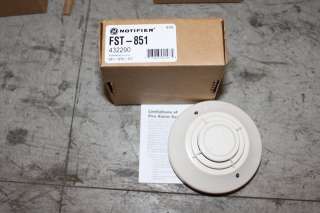 THIS AUCTION IS FOR ONE NOTIFIER FST 851 INTELLIGENT THERMAL HEAT 