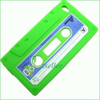 Cassette Tape Soft Silicone Case For iPod Touch 4 4th G  