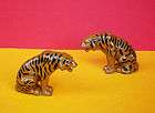  hollow cast lead performing circus tigers x2  buy 