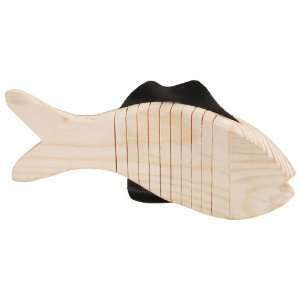  Wood Wiggle Animal Fish 6 1/2x3