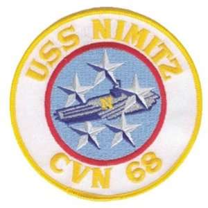 USS Nimitz CVN 68 US Navy Aircraft Carrier 4.5 Embroidered Patch New