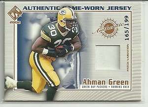 Ahman Green Green Bay Packers 2002 Private Stock Game Used Jersey 