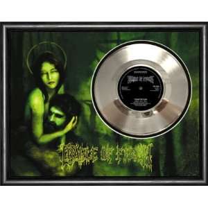  Cradle Of Filth Temptation Framed Silver Record A3 