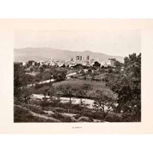  1905 Halftone Print Albenga Italy Riviera Pontente 