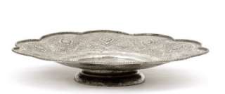 Antique Persian Iran Islamic Silver Plate  