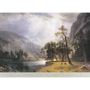   Dome, Yosemite Valley   Artist Albert Bierstadt  Poster Size 11 X 14