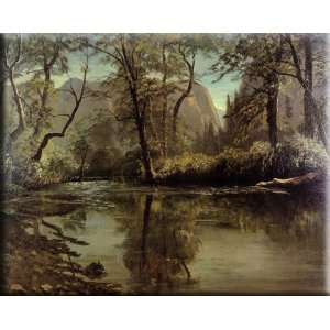  Yosemite Valley, California 16x13 Streched Canvas Art by Bierstadt 