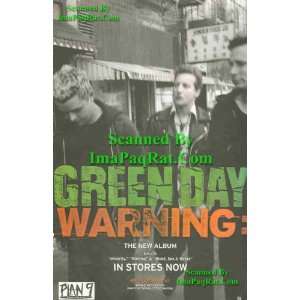  Green Day Warning Great Album Release Original Photo 