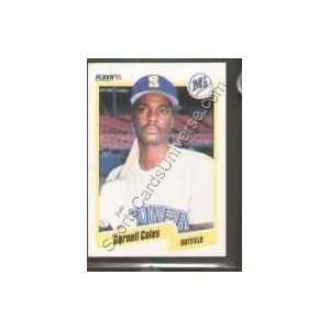  1990 Fleer Regular #509 Darnell Coles, Seattle Mariners 