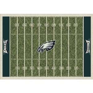   1072 NFL Homefield Philadelphia Eagles Football Rug Size 54 x 78