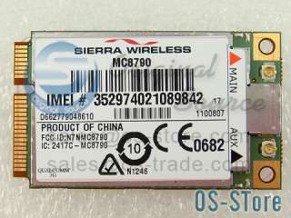 Sierra MC8790 HSUPA 3G WWAN wireless AirPrime Card GPS  