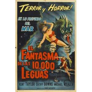  Leagues Movie Poster (27 x 40 Inches   69cm x 102cm) (1956) Spanish 