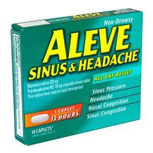  Aleve Sinus & Headache, Caplets 10 ea Health & Personal 