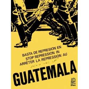 Poster. Day of World Solidarity with GUATEMALA, Latin America, America 