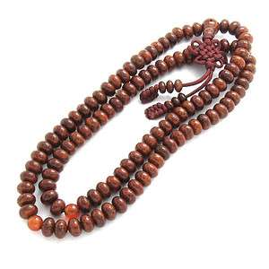 Delicate Tibetan 108 7X5mm Bodhi Seed Buddhist Prayer Beads Mala 