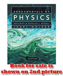 Fundamentals of Physics 9E by Resnick, Halliday 9th 9780470469088 