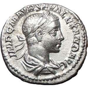 SEVERUS ALEXANDER 222AD Authentic Ancient Silver Roman Coin MARS War 