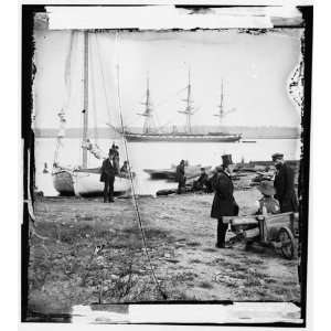 Civil War Reprint Alexandria, Va. Steam frigate Pensacola 