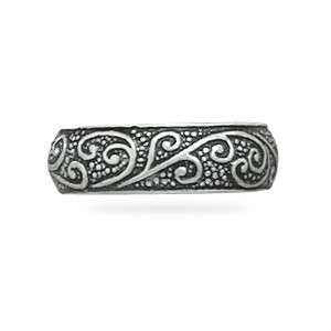 Oxidized Toe Ring Solid .925 Sterling Silver Womens WOW  