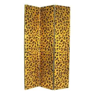  Wayborn Furniture 1399 Cheetah Look Screen Room Divider 