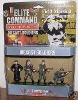 Elite Command Field Marshall Rommel & 3 German Soldiers  