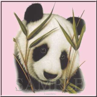 Panda Bear Head Behind Bamboo Animal T Shirt Dress S XL  