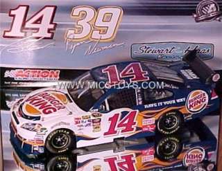 2010 Ride W/Tony Stewart #14 Daytona Burger King Platinum 124 Nascar 