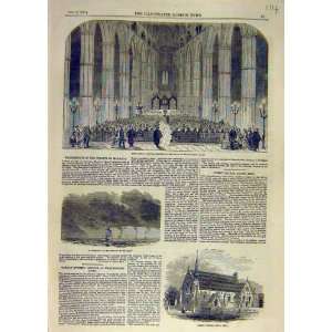  Westminster Abbey Nave Waterspout Malacca Luton 1858