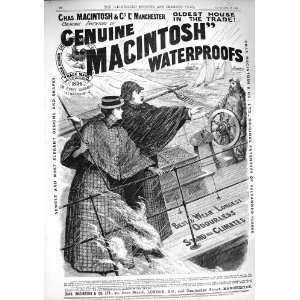   1890 Advertisement Chas Macintosh Waterproofs London