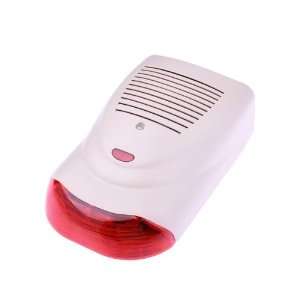  Wired Siren With Red Strobe Light For Burglar Alarm