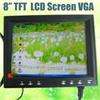   Display 8 TFT Car Vehicle Digital LCD Screen VGA TV Monitor A332
