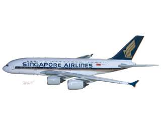 Airbus A380 Singapore Airlines Wood Airplane Model  