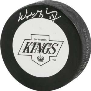   Wayne Gretzky Autographed Los Angeles Kings Logo Puck 