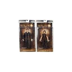  Twilight New Moon Set of Two Alice and Edward 7 Action 
