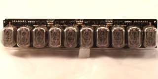 10 DIGITS IN 12 NIXIE TUBE CLOCK WEB COUNTER, 2 ALARMS  