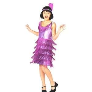  Flapper Costume Roaring 20s Fring Dress Large 10 12 Toys & Games
