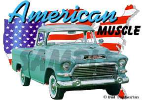 You are bidding on 1 1957 Green GMC Pickup Truck Custom Hot Rod 