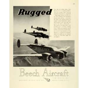  1944 Ad Beech Aircraft Corp Wichita Beechcraft AT 10 
