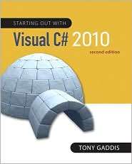   Visual C# 2010, (0132165457), Tony Gaddis, Textbooks   