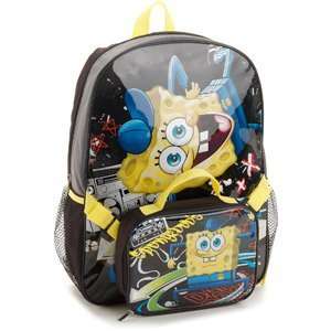 School Supplies Nickelodeon   Spongebob Squarepants Backpack and Lunch 