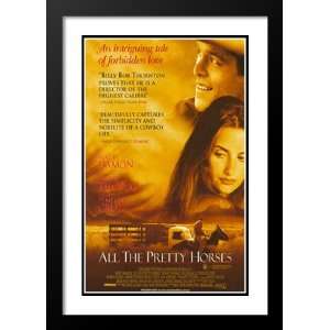  All the Pretty Horses 20x26 Framed and Double Matted Movie 