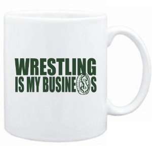 New  Wrestling Is My Business  Mug Sports 