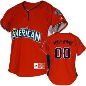 American League 2010 All Star Game Womens Jersey Personalized with 