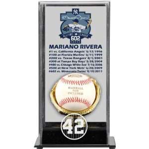  Mariano Rivera 602 All Time Saves Leader Gold Glove Logo 