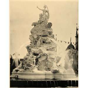  1894 Midwinter Fair Allegorical Fountain Rupert Schmid 